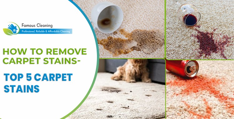 How to Remove Carpet Stains- Top 5 Carpet Stains