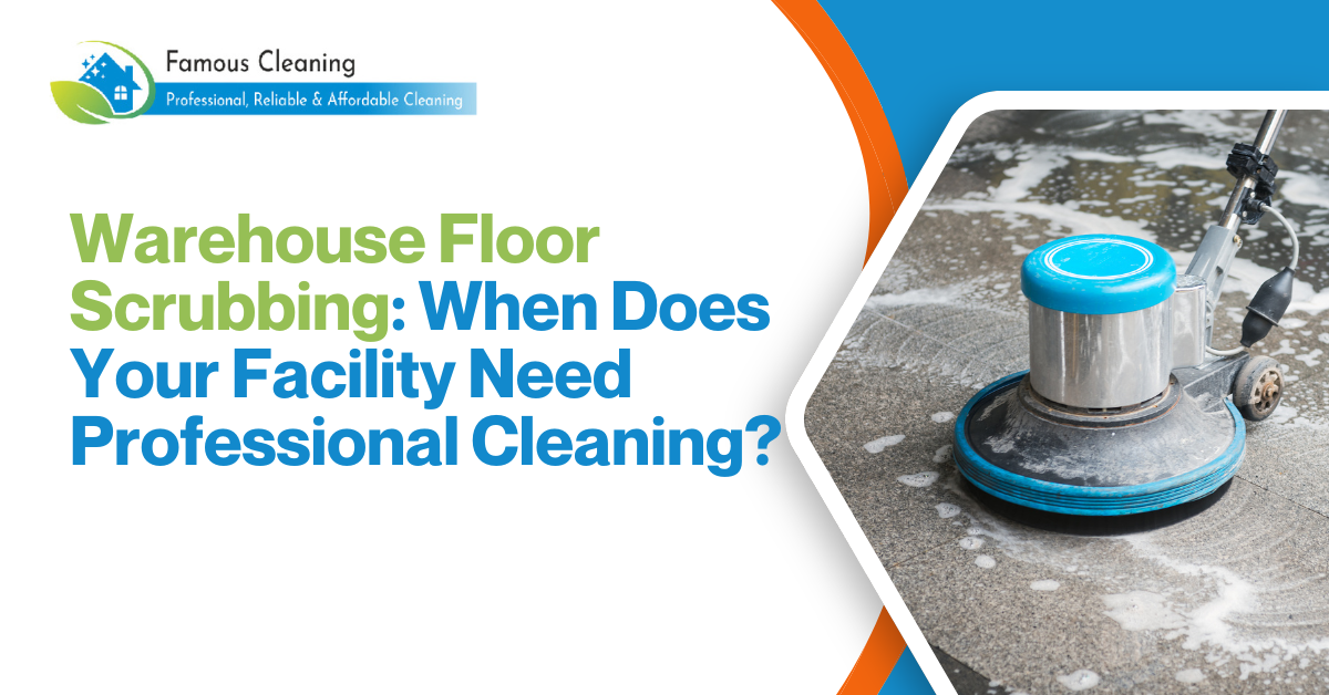 Warehouse Floor Scrubbing