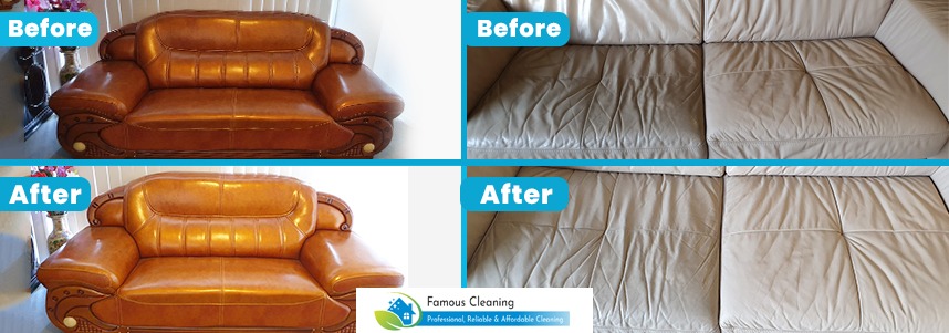 Upholstery Cleaning Before after